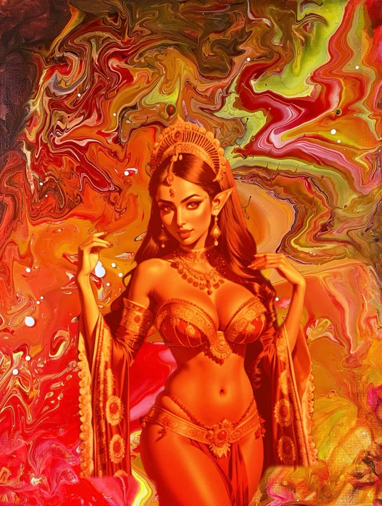 Fiery Woman