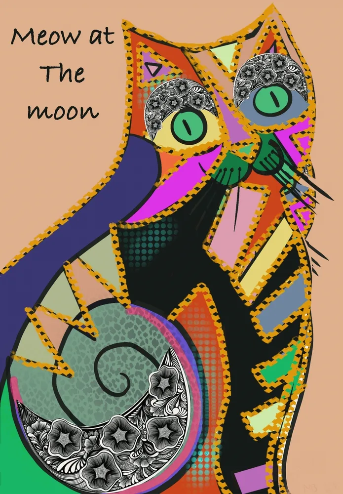 Meow at the moon Airdrop 2023  MotherBear × Anna Zubarev