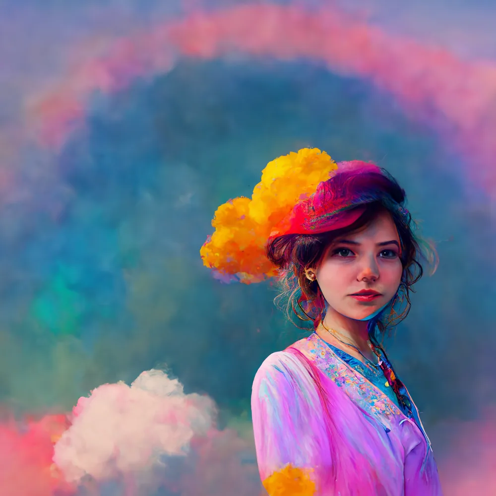 Girl In The Rainbow