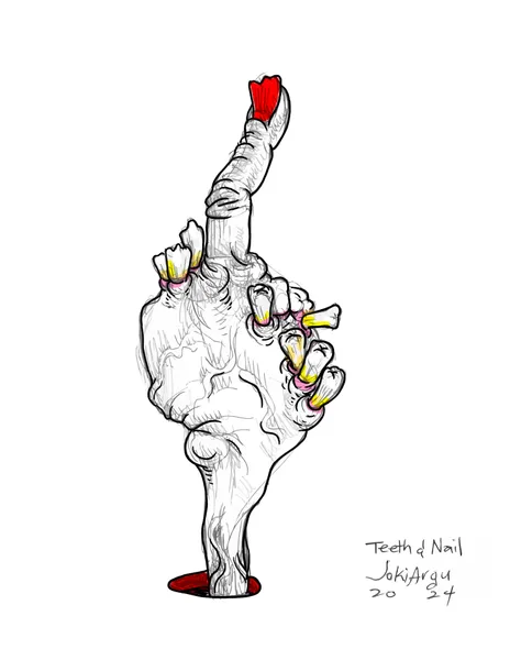 teeth and nail