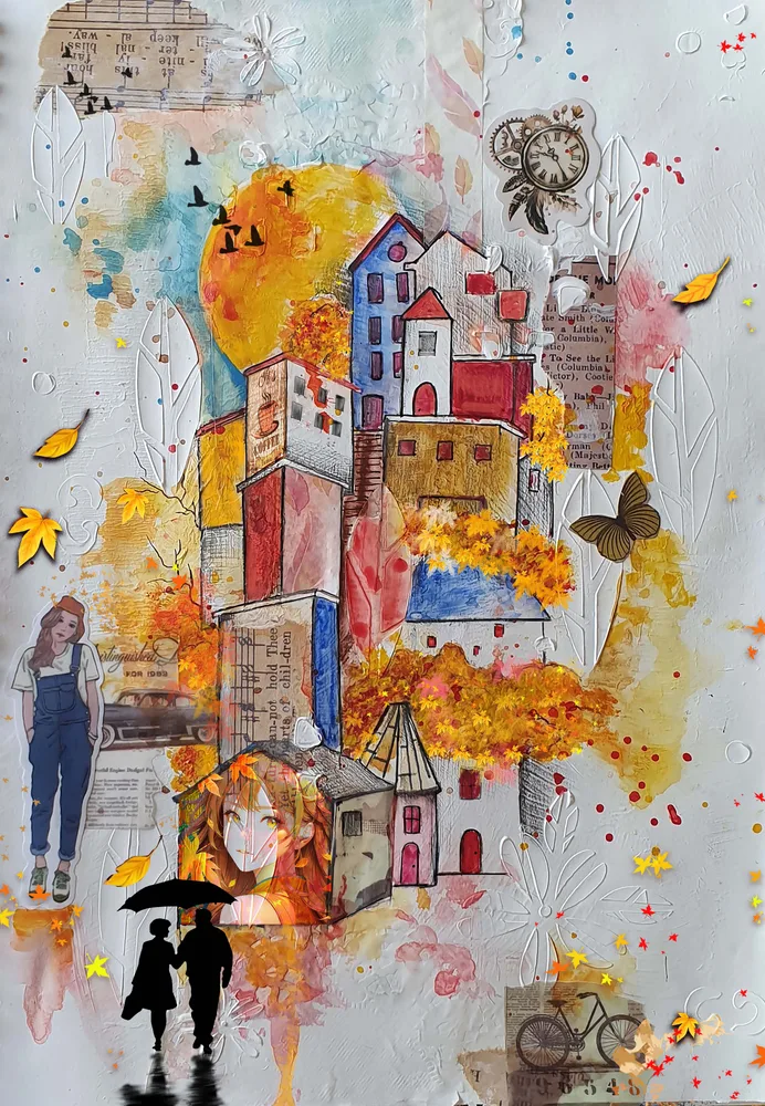 Whispers of Autumn: A City in Color