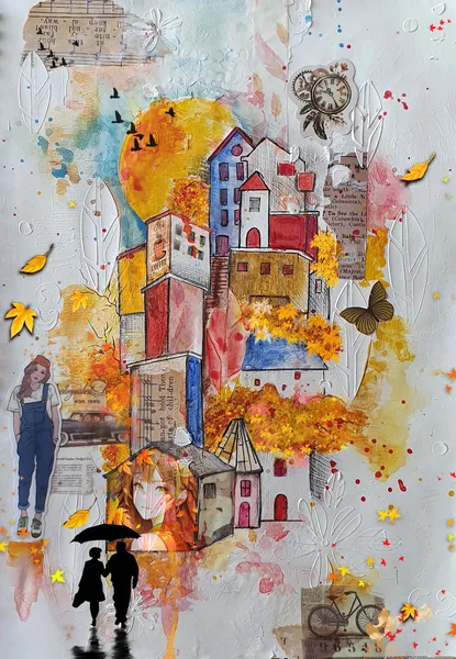 Whispers of Autumn: A City in Color