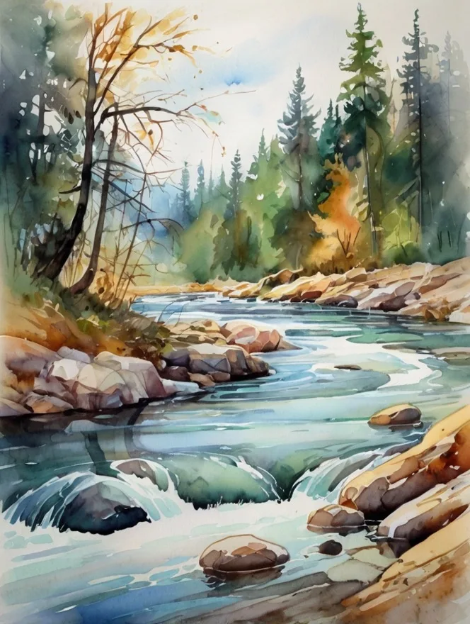 River in the forest