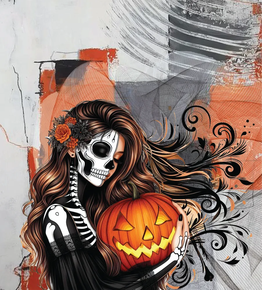“The Dance of Shadows on Halloween”