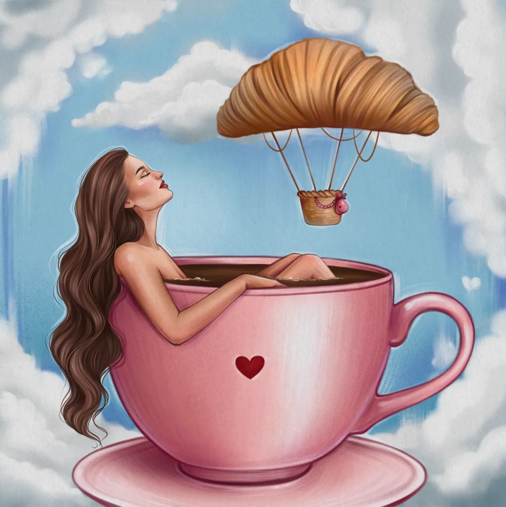 But first, coffee