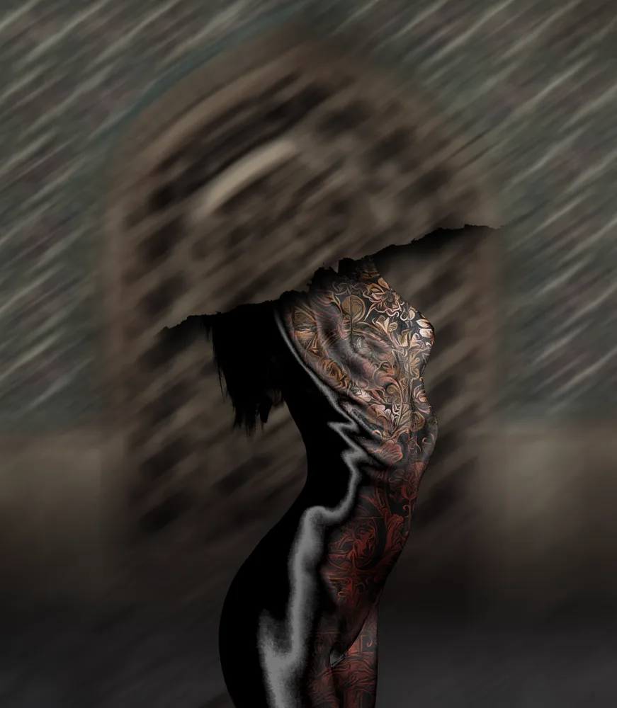 hidden girl!