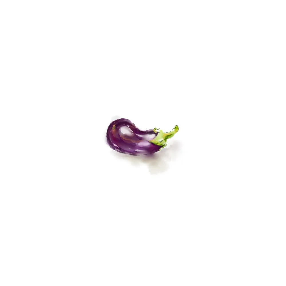 Tiny shiny aubergine 🍆