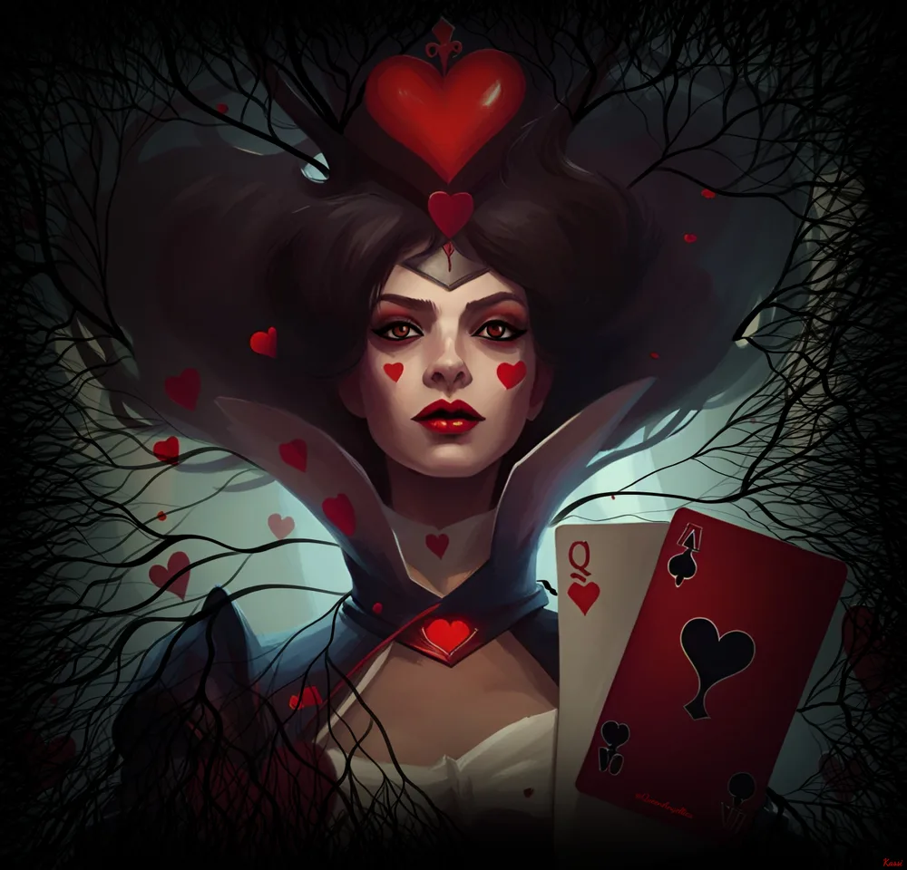 "Queen of Hearts" 2023 by Kassi x QueenAngellica