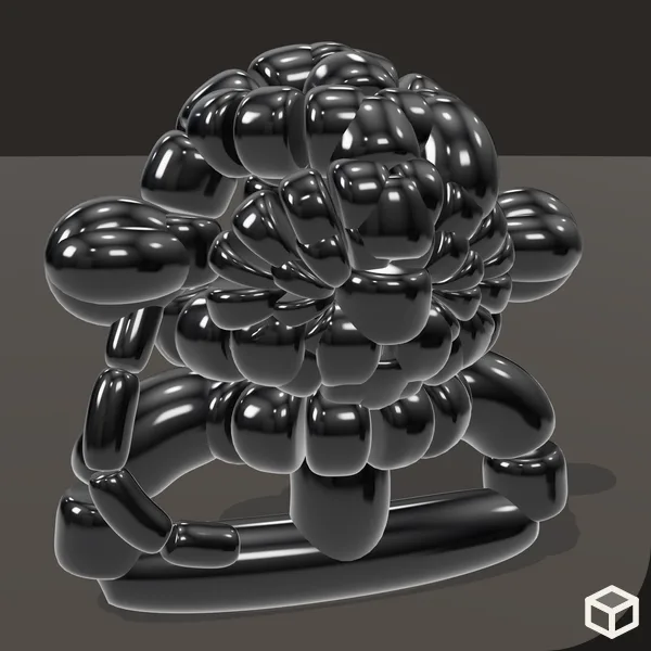 Obsidian Chaz astronaut · Study #CHAZASTR