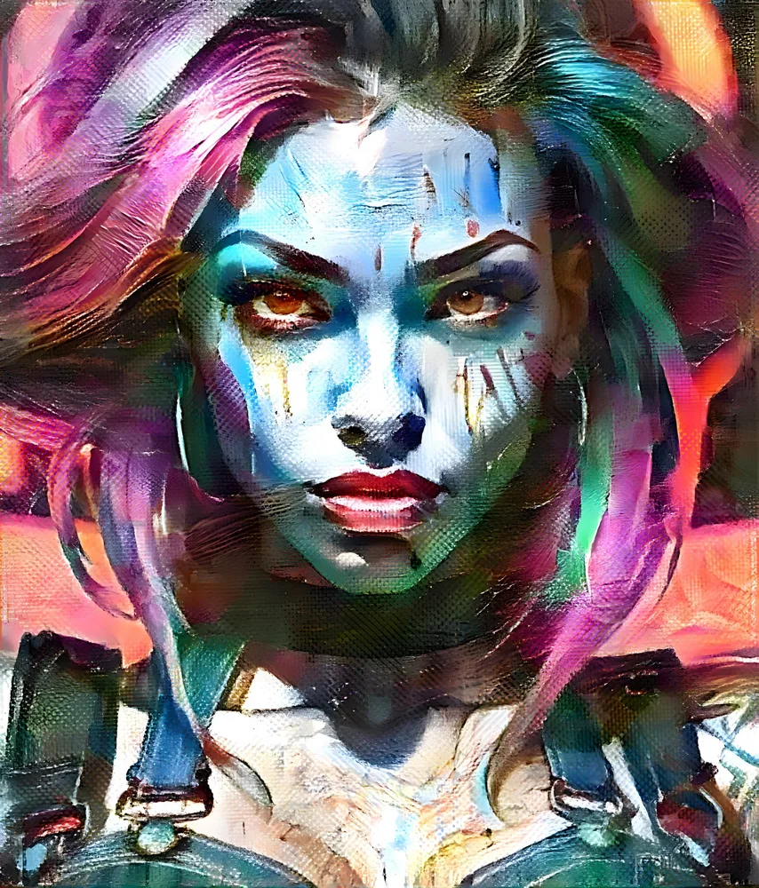 Nano Paint 10 - the girl on fire