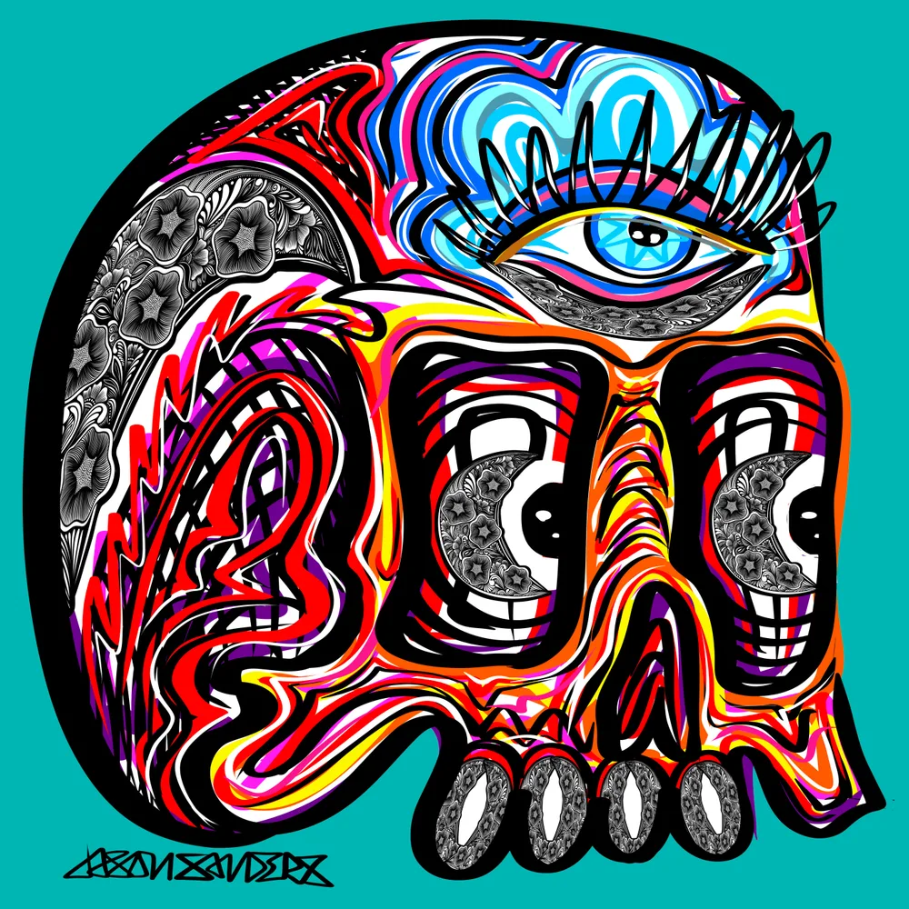 ‘Luna Skull’ 2023 By DrainedEye X LUNA by ANNAZUBAREV