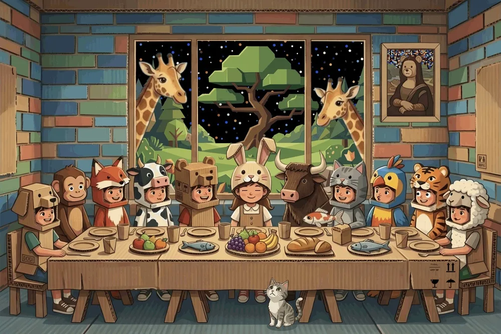 Cardboard Supper