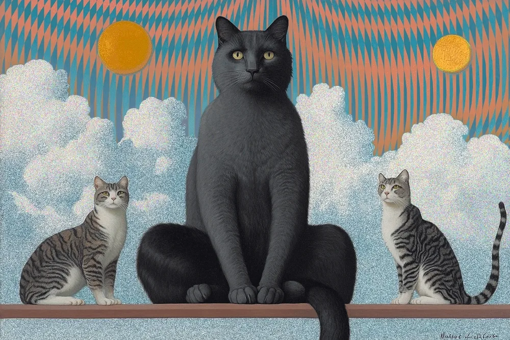 Still life of 3 philosophers