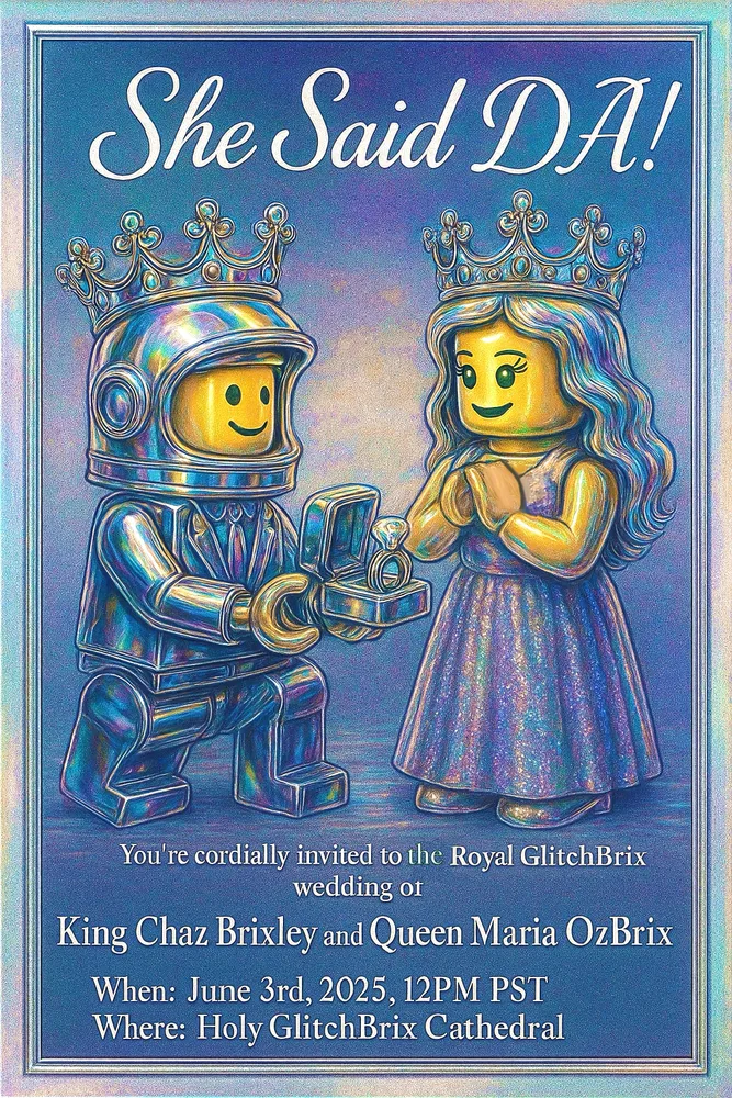 Chaz and Maria - Royal Wedding Invitation