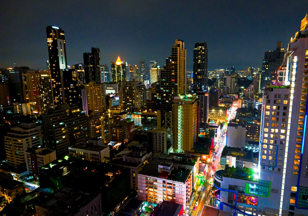 Bangkok Skyline at Soi 11