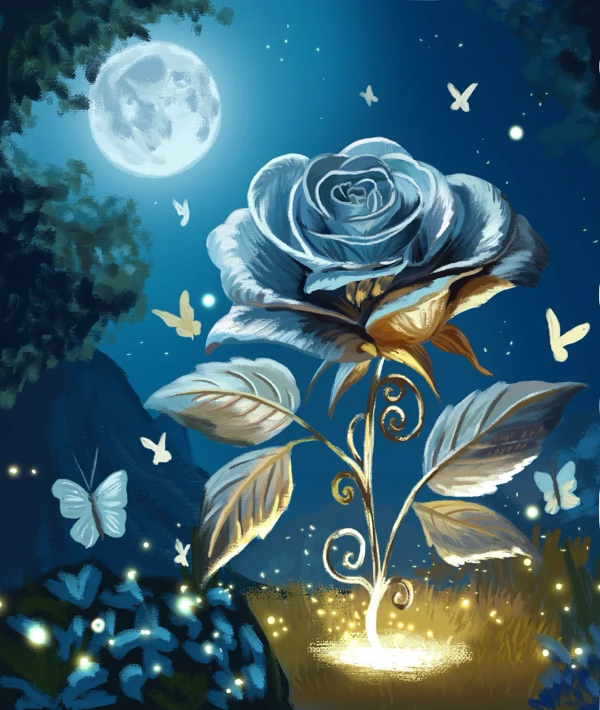 The Mystery of the Blue Rose