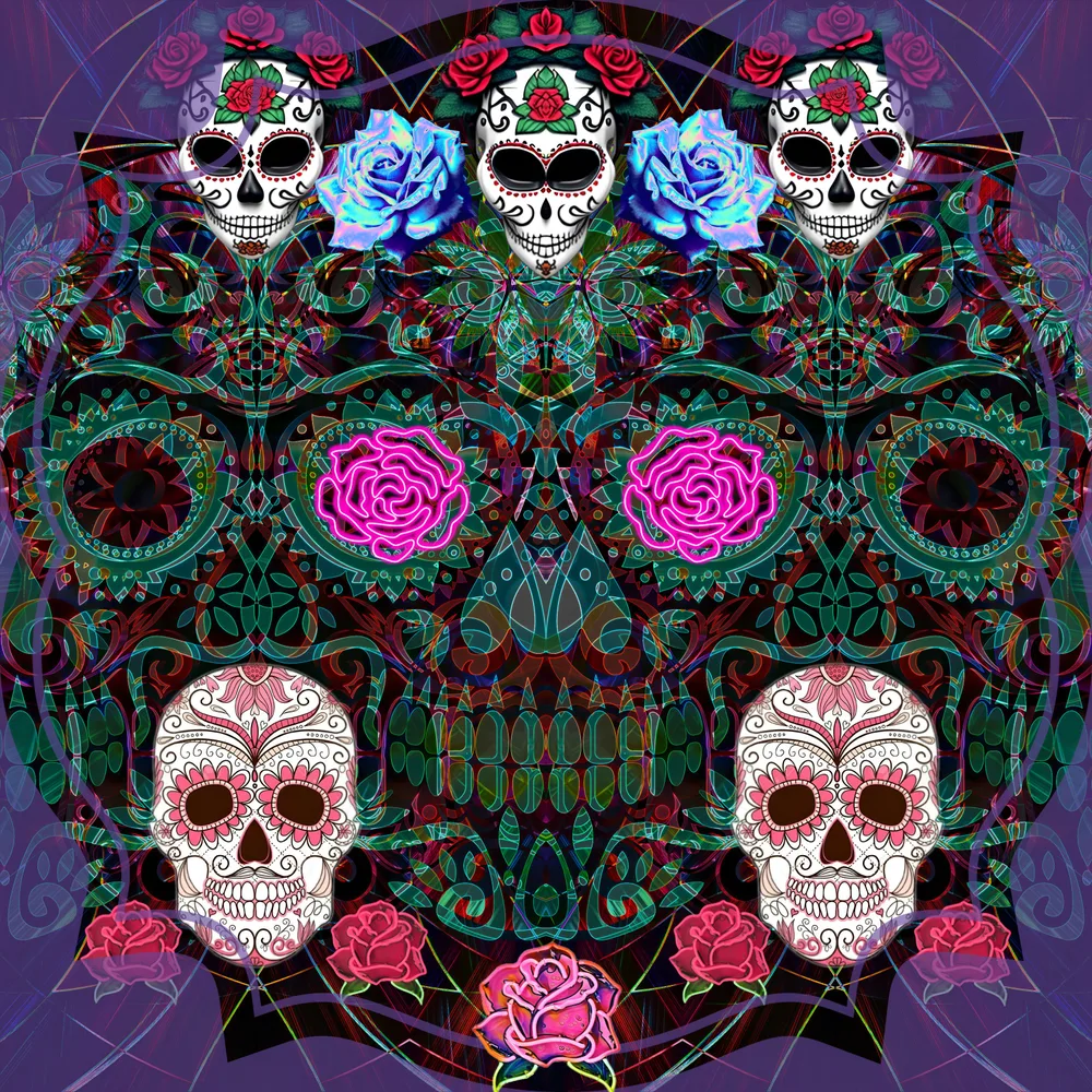 "Echoes of Dia de los Muertos" - ALESHA BULLOCK