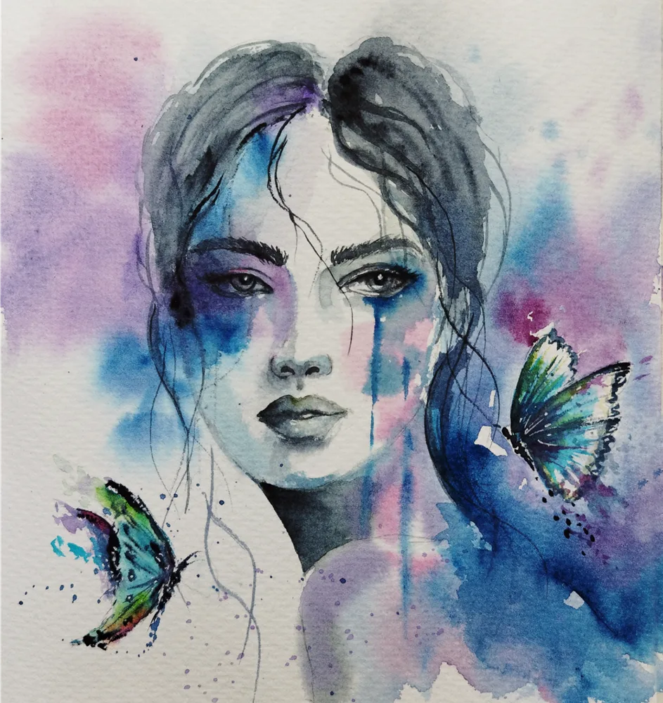 Blue tears