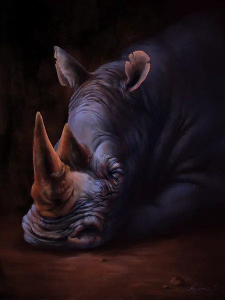 RhinOceros. Alone