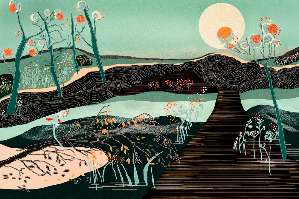 The fallen tree
