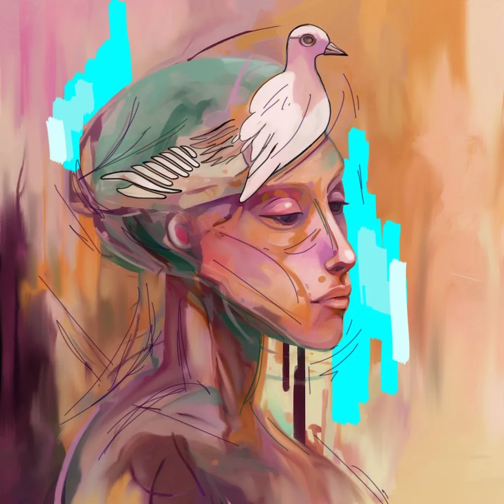 Bird on the head #04