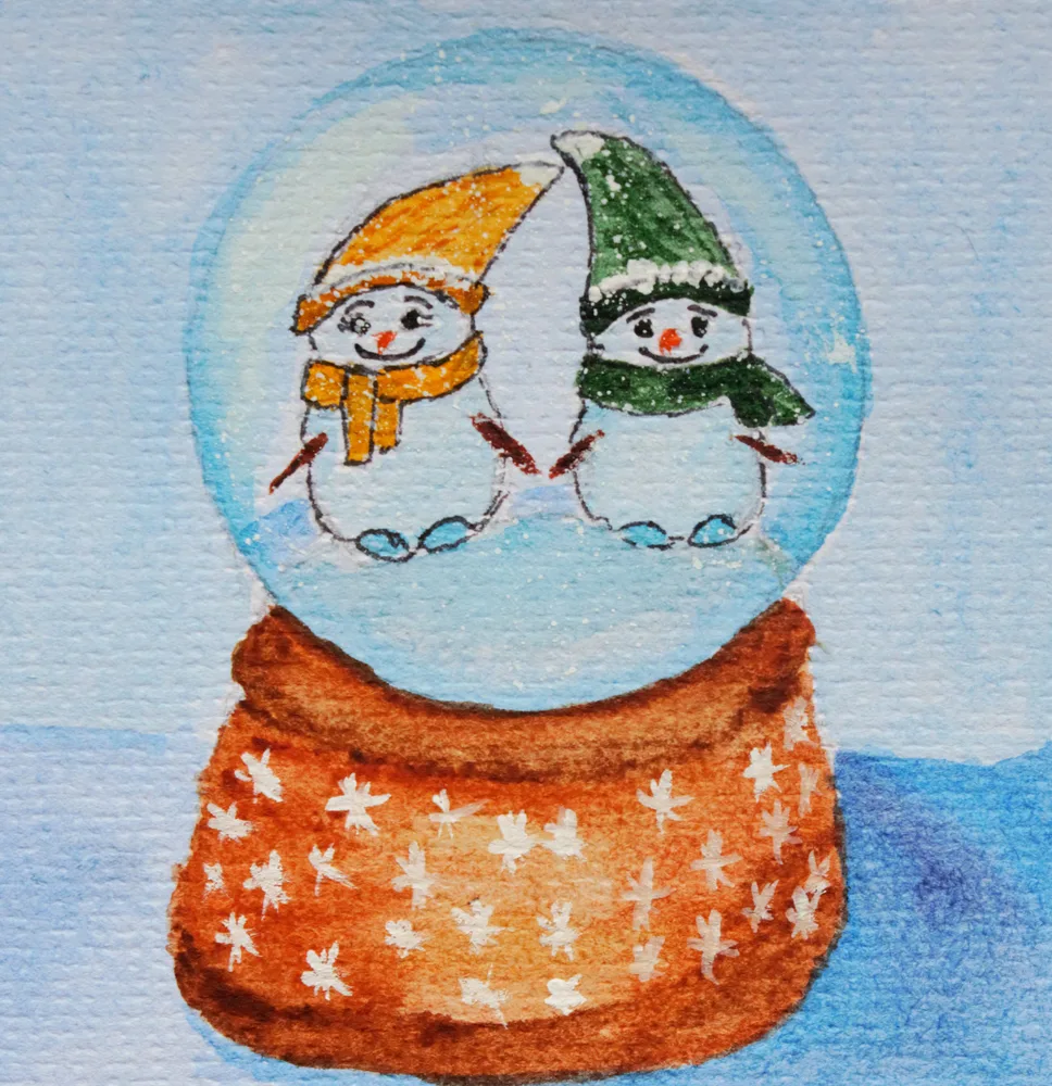 Together with a friend in the New Year
