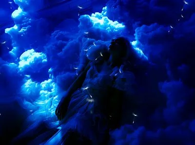 me dandelions clouds