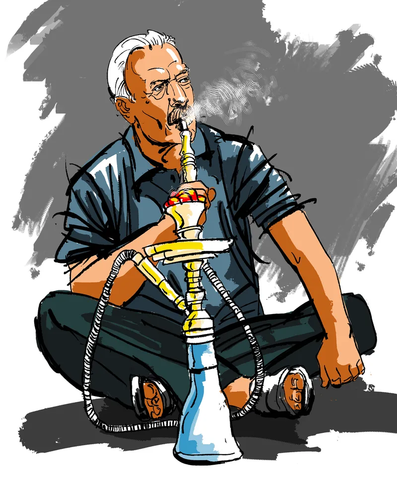 Man with a Hookah