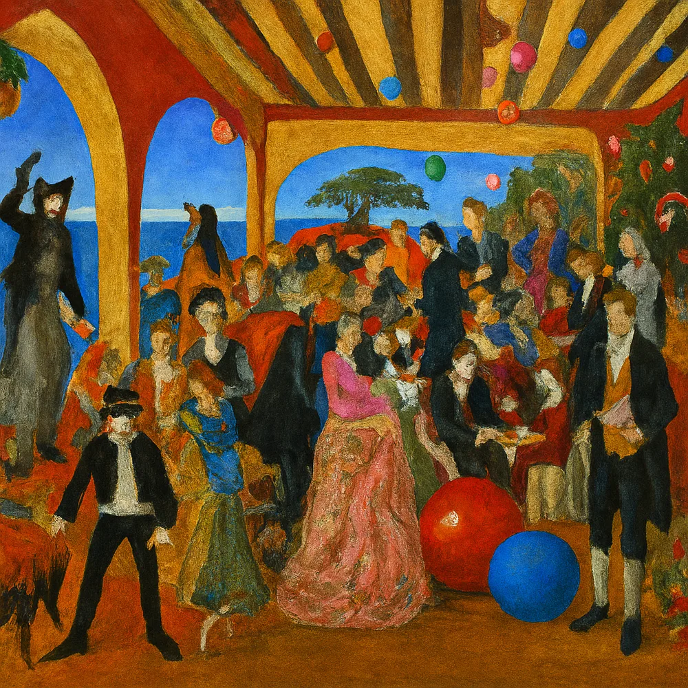 Whispers of a Painted Celebration