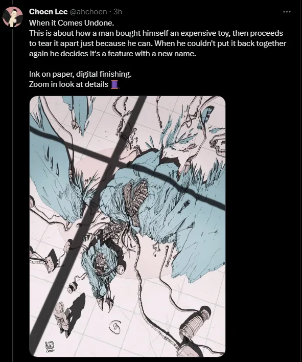 Supplementary- Artwork Clarification of 'When It Comes Undone'