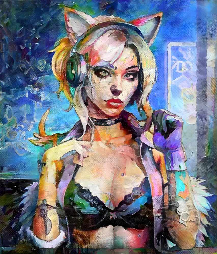 Nano Paint 7 - Cat cosplay