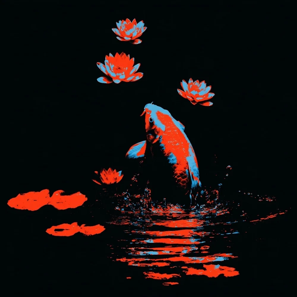 against the stream.