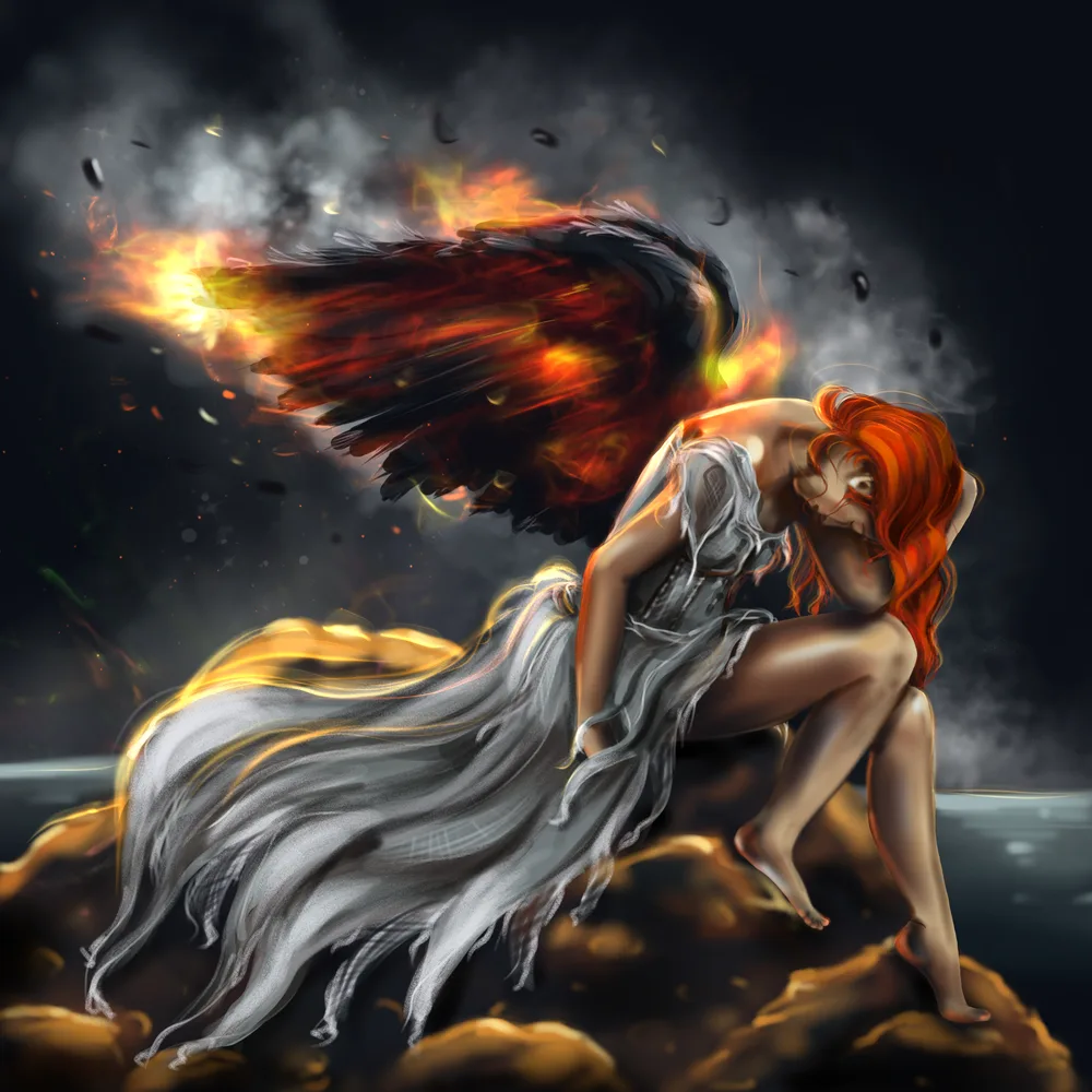 Falling angel