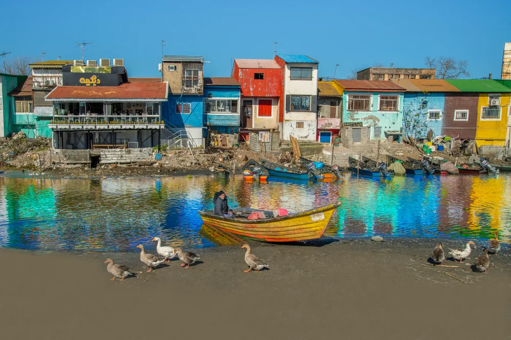 colorful river