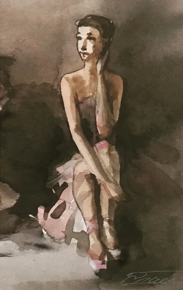Ballerina Resting