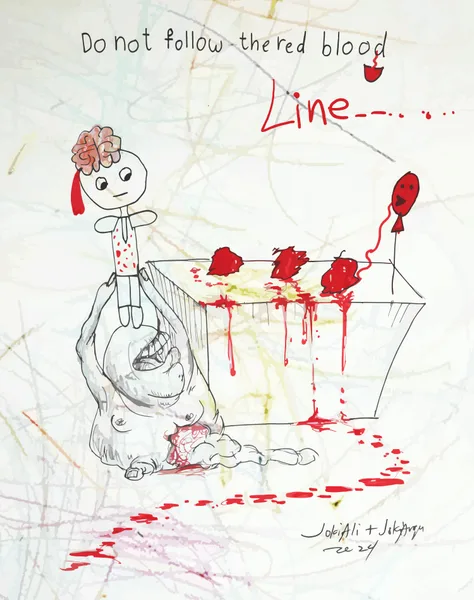 blood trail
