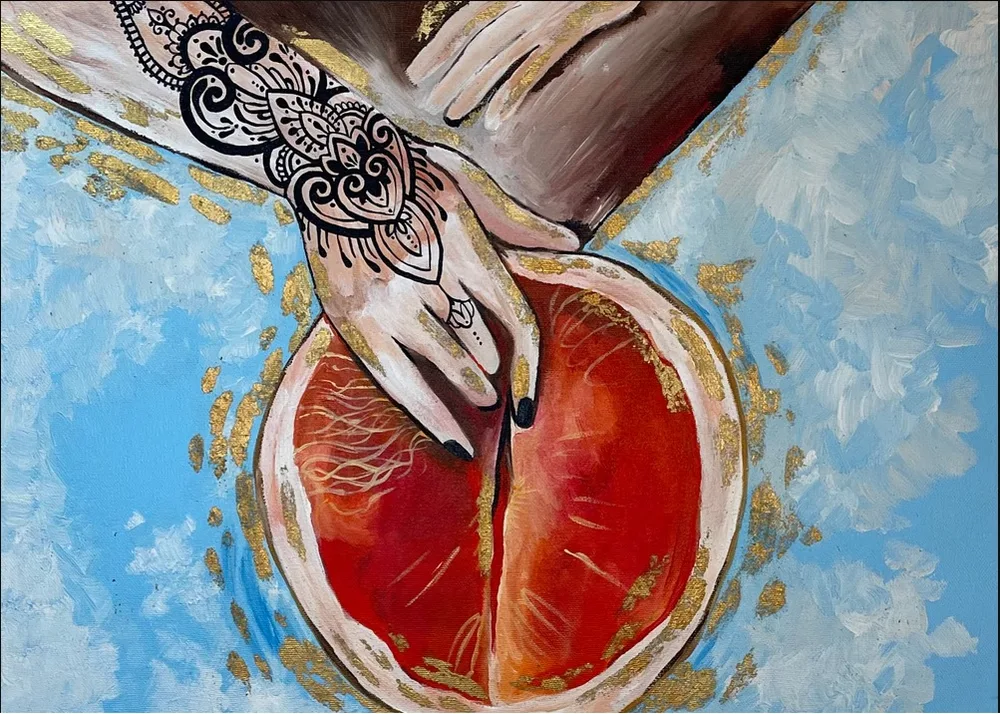 Hand&Grapefruit