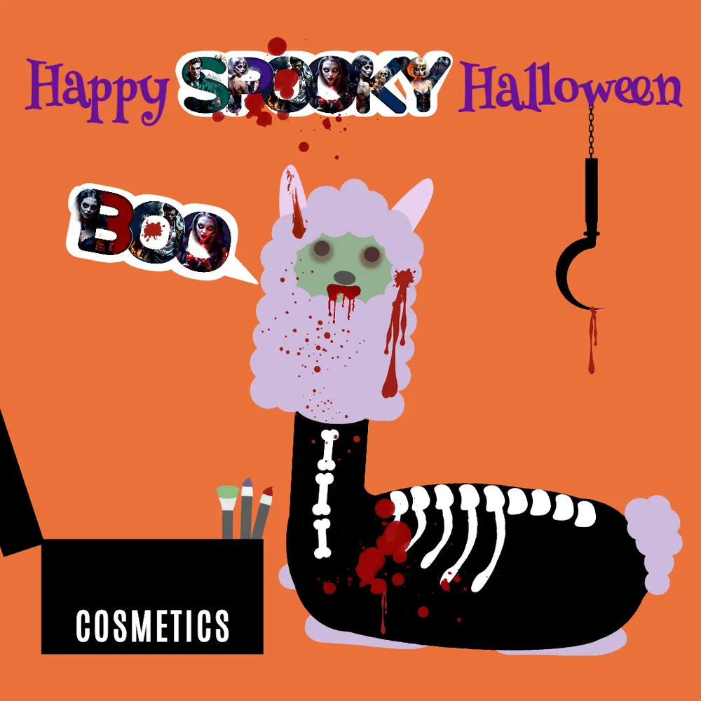 Halloween Hair Dye & Makeup