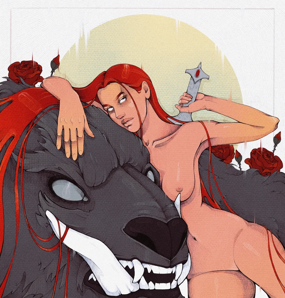 Red heart of the beast