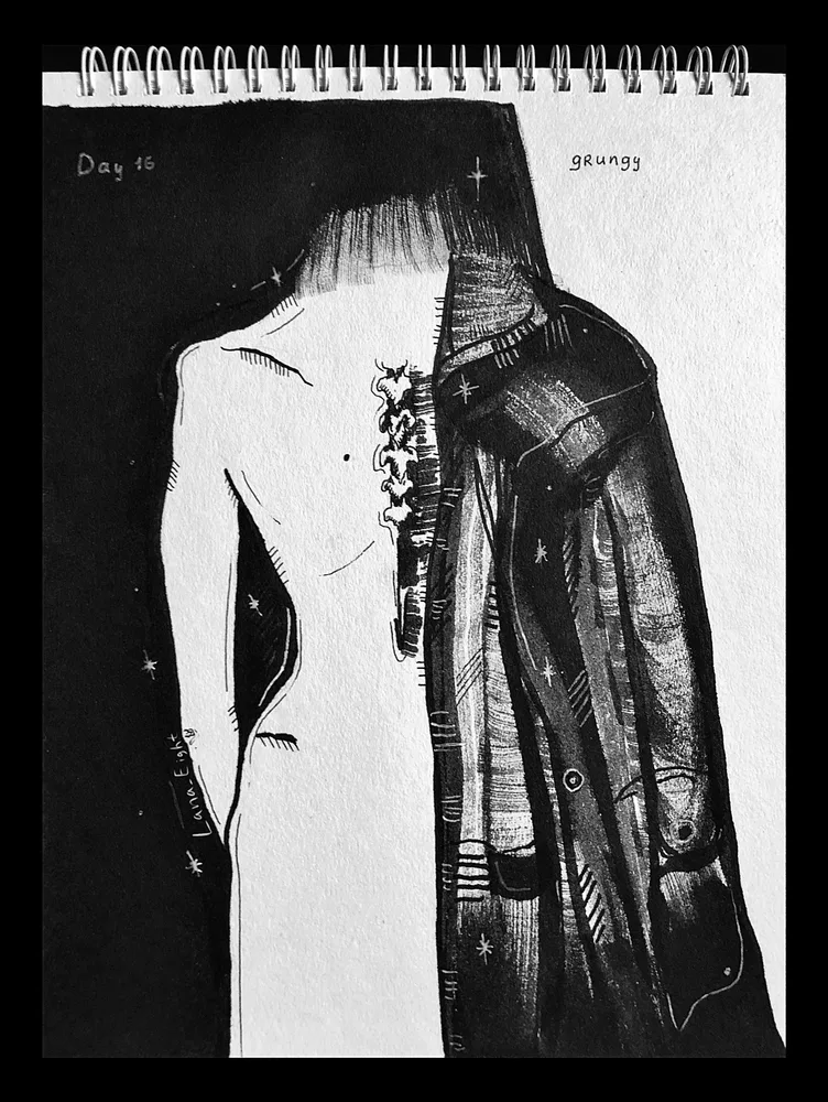day 16. grungy.