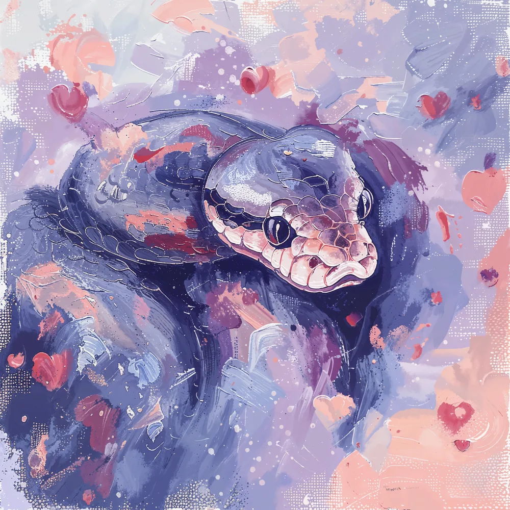 Snake on Canvas