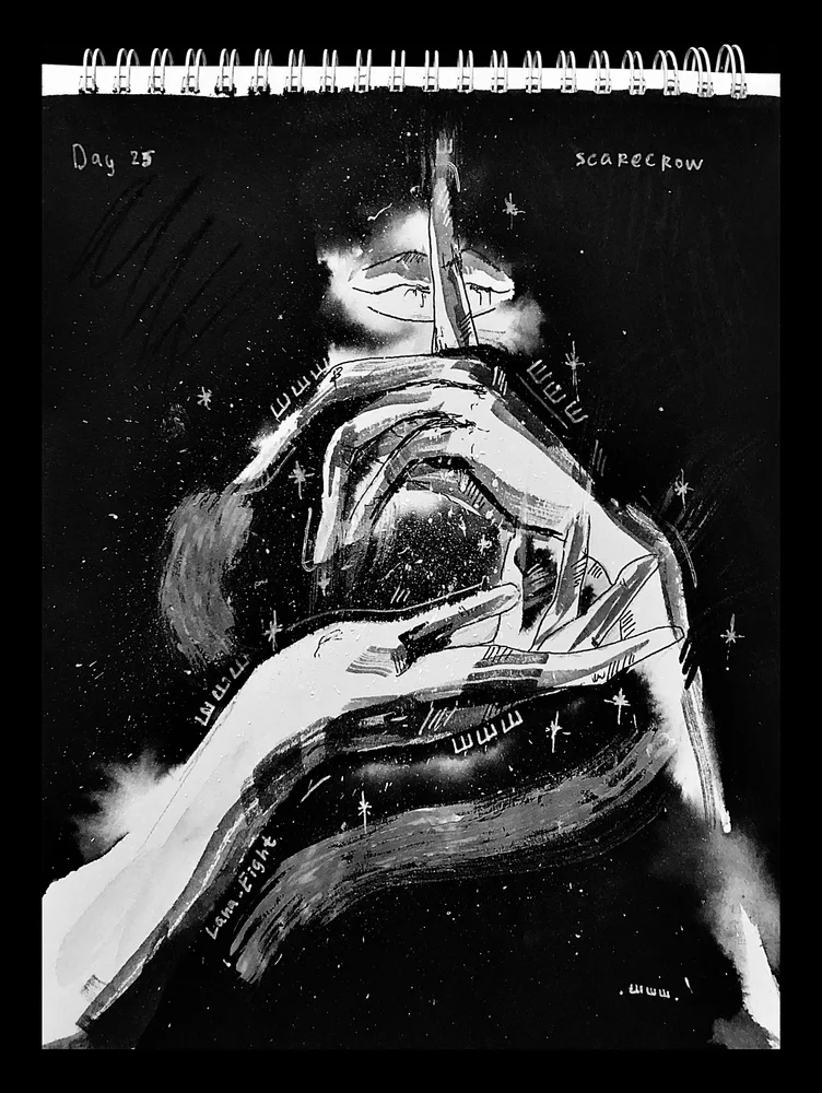day 25. scarecrow.