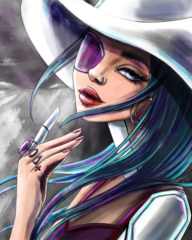 #blametezos - Cyborg Cowgirl