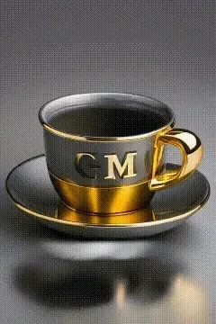 GM - Gold and Silver Sculpture