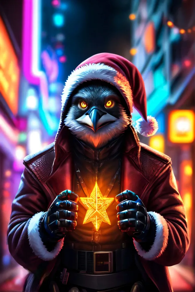Cyber Eagle Santa