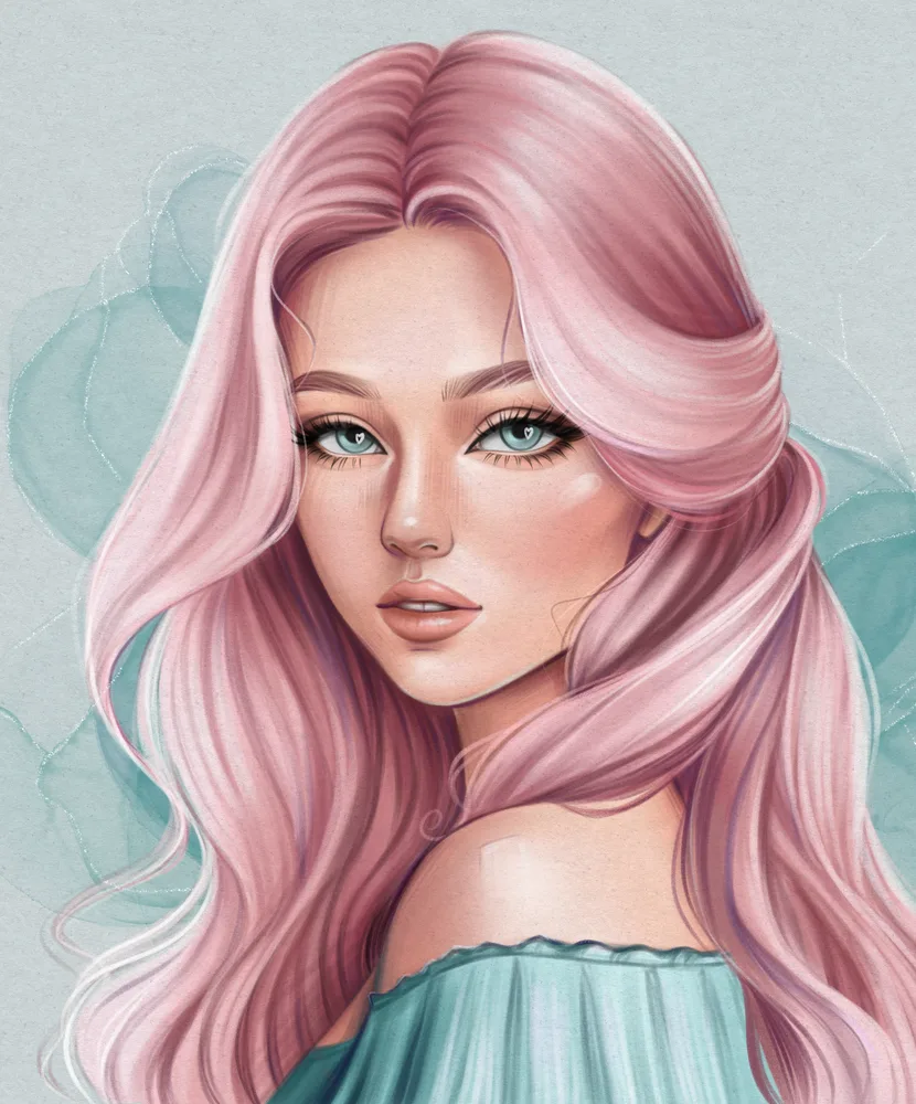 Cotton Candy girl