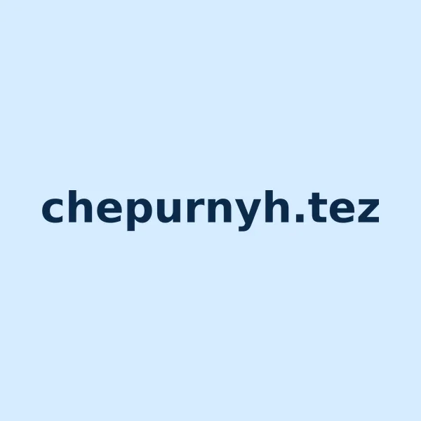 chepurnyh.tez