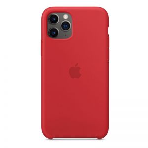 Iphone 11 pro silicone case   red 6