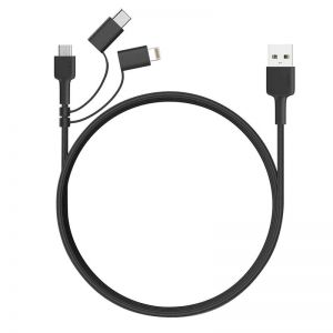 Aukey 3in1 braided usb able 1