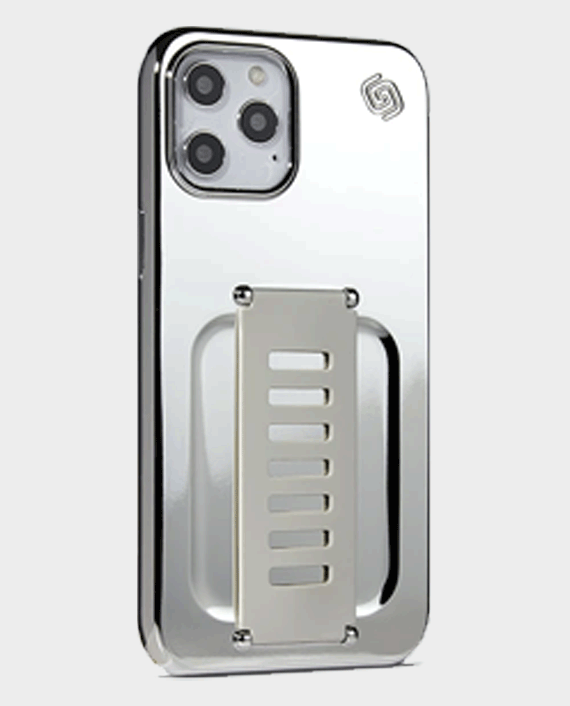 Grip2u iphone 12 pro max slim case tinsel silver